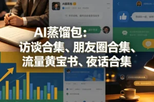 AI蒸馏包精华合集：访谈、朋友圈、流量黄宝书与夜话文档汇总
