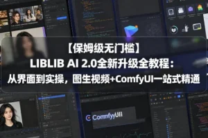 LIBLIB AI 2.0升级教程：图生视频+ComfyUI实操指南，从界面到精通一站式掌握