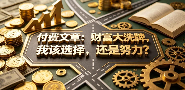 付费文章：财富大洗牌时代，选择与努力哪个更重要？插图