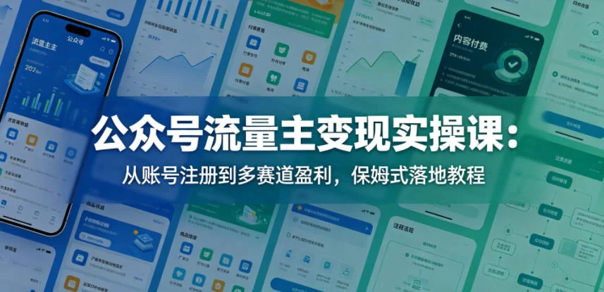 公众号流量主变现实操课:账号注册到多赛道盈利,保姆级落地教程插图 公众号流量主变现实操课:账号注册到多赛道盈利,保姆级落地教程插图