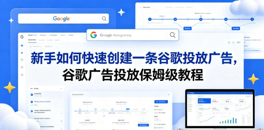 新手必看:谷歌广告投放保姆级教程,快速创建第一条广告插图 新手必看:谷歌广告投放保姆级教程,快速创建第一条广告插图