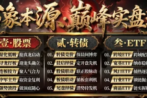 树帆卓妍万象本源巅峰实盘班：实战交易技巧与策略深度解析