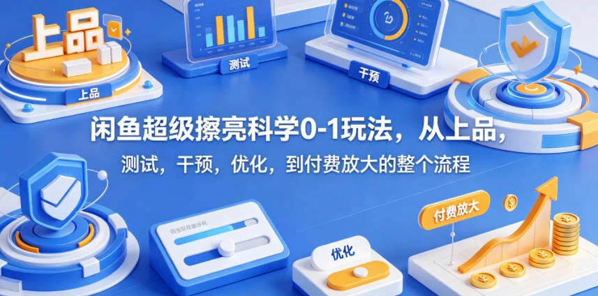 闲鱼超级擦亮玩法全流程：从选品测试、干预优化到付费放大，0-1实操指南插图