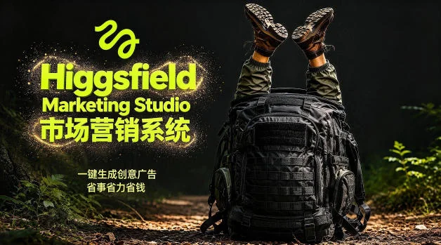 Higgsfield Marketing Studio市场营销系统详解:一键生成创意广告,省去万元成本,告别高额投放插图 Higgsfield Marketing Studio市场营销系统详解:一键生成创意广告,省去万元成本,告别高额投放插图