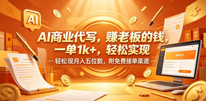 AI商业代写赚钱攻略:一单千元,月入五位数,附免费接单渠道揭秘插图 AI商业代写赚钱攻略:一单千元,月入五位数,附免费接单渠道揭秘插图
