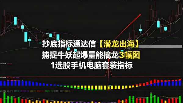 通达信【潜龙出海】抄底指标:3幅图+1选股,捕捉牛股起爆量能,手机电脑通用套装插图 通达信【潜龙出海】抄底指标:3幅图+1选股,捕捉牛股起爆量能,手机电脑通用套装插图