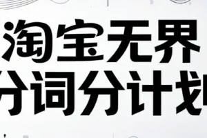 淘宝无界分词分计划技术解析：老火电商运营实战指南