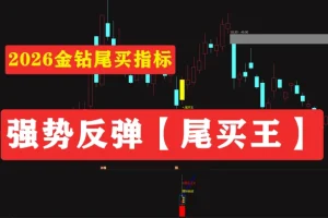 2026金钻尾买指标：波段顺势超卖抢反弹主幅图/选股，电脑手机通用
