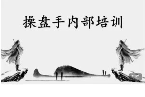 股指期货交易特训营：雪月卿系统操盘手内部培训课程