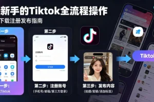 TikTok新手必看：下载注册到发布视频，全流程操作指南