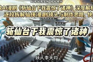 爆款AI漫剧《斩仙台下我震惊了诸神》深度解析：仙侠镜头拆解与创作思路，快速复刻爆款模式