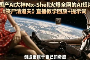 国产AI神器Mx-Shell打造《丧尸清道夫》短片：直播教学回放+完整提示词