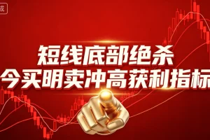短线底部绝杀指标：手机电脑通用超短盈利工具，无未来函数