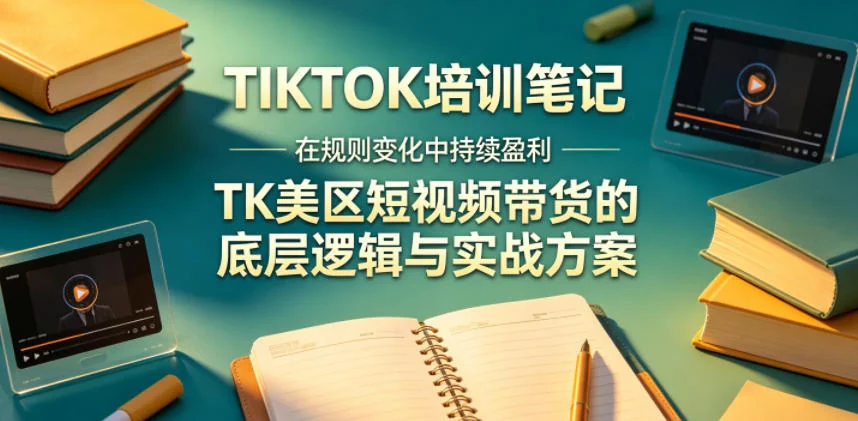 视界跨境TK培训笔记：美区短视频带货底层逻辑与实战方案，规则变化中持续盈利插图