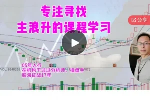 龙俊主升浪战法实战课程：系统学习捕捉强势股主升浪的方法
