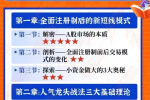 爱财社陈范人气龙头战法系统课：实战技巧与选股策略全解析