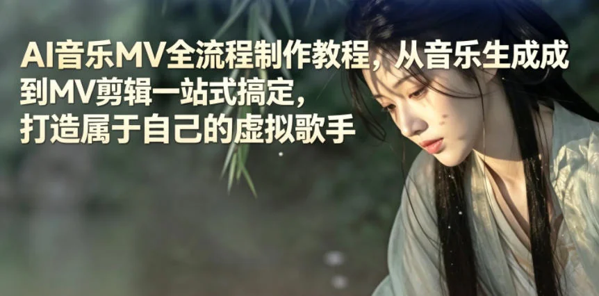 AI音乐MV制作全攻略:从生成到剪辑,零基础打造专属虚拟歌手教程插图 AI音乐MV制作全攻略:从生成到剪辑,零基础打造专属虚拟歌手教程插图