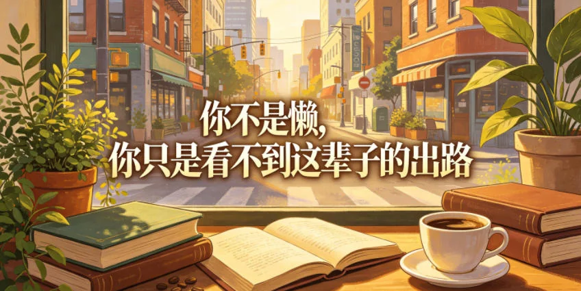 付费文章深度解析:你不是懒,而是找不到人生出路插图 付费文章深度解析:你不是懒,而是找不到人生出路插图