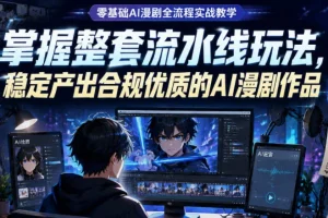 零基础AI漫剧全流程实战：从入门到稳定产出优质合规作品