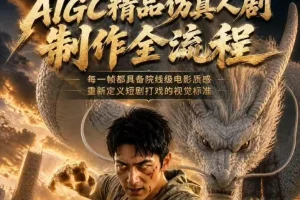 AIGC精品仿真人剧《豢龙人》全流程制作解析:国风仿真人创作、打斗剧情与人设编排一站式AI短剧入门指南