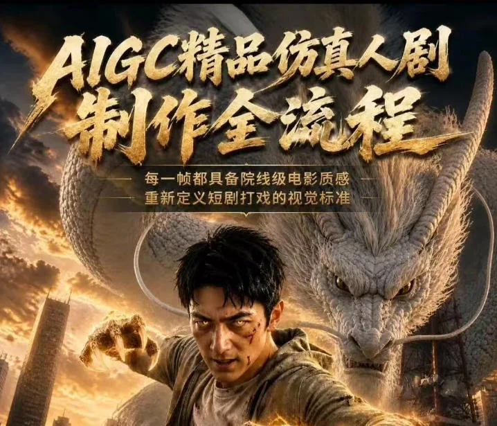 AIGC精品仿真人剧《豢龙人》全流程制作解析:国风仿真人创作、打斗剧情与人设编排一站式AI短剧入门指南插图 AIGC精品仿真人剧《豢龙人》全流程制作解析:国风仿真人创作、打斗剧情与人设编排一站式AI短剧入门指南插图