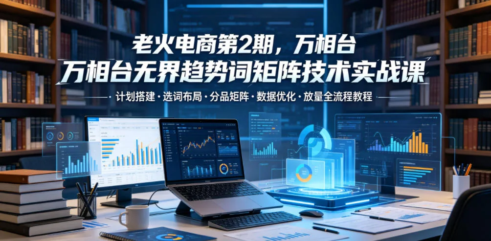 万相台无界趋势词矩阵实战课:老火电商第2期,计划搭建与选词布局全流程教程插图 万相台无界趋势词矩阵实战课:老火电商第2期,计划搭建与选词布局全流程教程插图