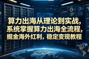 算力出海实战指南:从理论到全流程操作,系统掌握海外红利与稳定变现方法