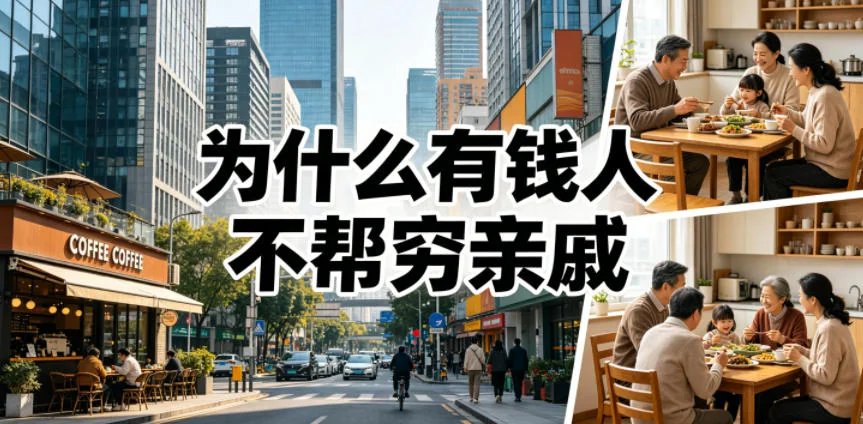 揭秘富人思维：有钱人为何不愿帮穷亲戚？深度解析付费文章插图