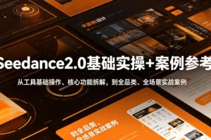 Seedance2.0实操教程：从基础操作到全品类实战案例，核心功能拆解与场景应用全覆盖