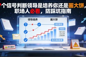 7个关键信号：识别领导是培养你还是画大饼，职场人必备防踩坑指南