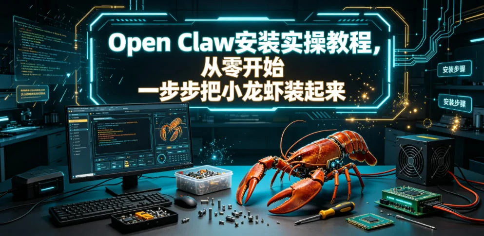 Open Claw安装实操教程:从零开始一步步组装小龙虾的完整指南插图 Open Claw安装实操教程:从零开始一步步组装小龙虾的完整指南插图