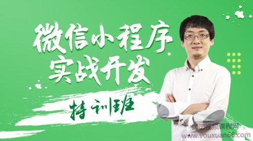 万门大学 王立主微信小程序实战开发特训班价值798元