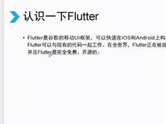 技术胖零基础学Flutter入门视频教程（移动UI框架）