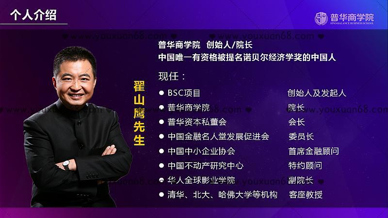 翟山鹰:中国资本商业模式新思维-32集视频完结