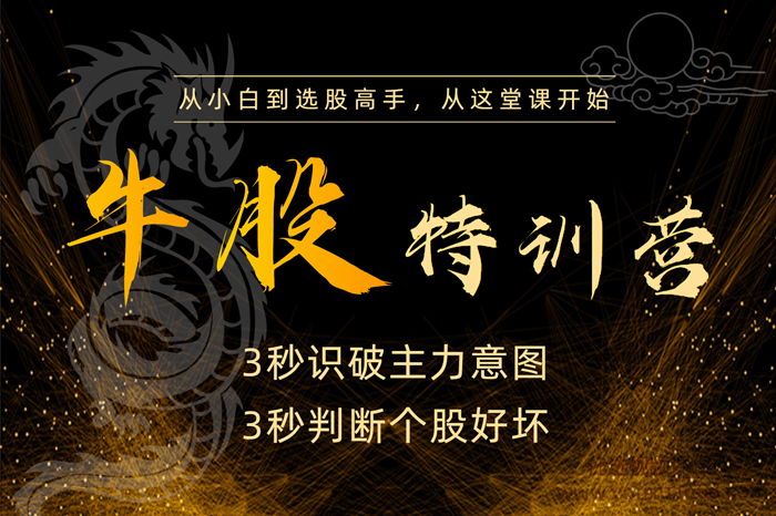 无为李栋老师《牛股特训营》从小白到选股高手