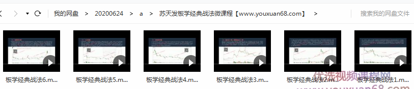 苏天发板学经典战法微课程