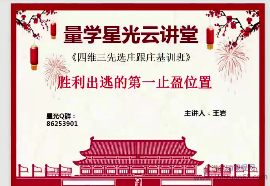 量学云讲堂王岩21期