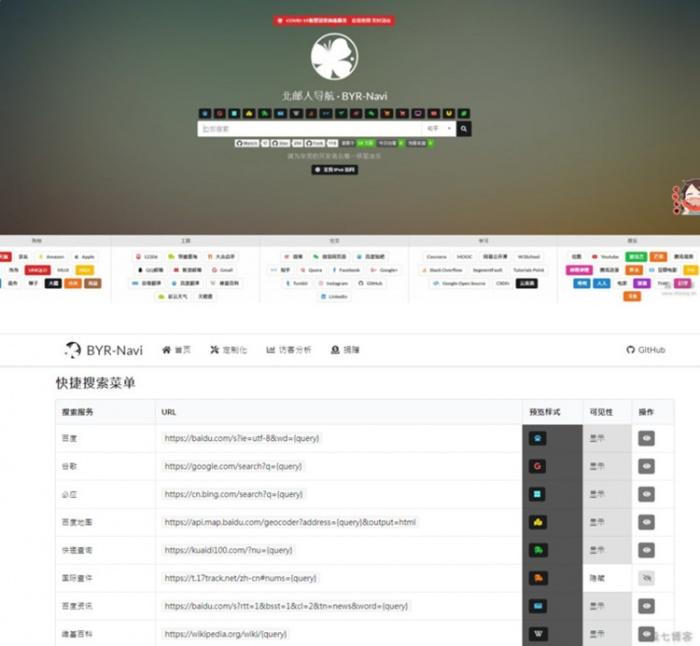 Fomantic网址导航网站源码下载-轻量级