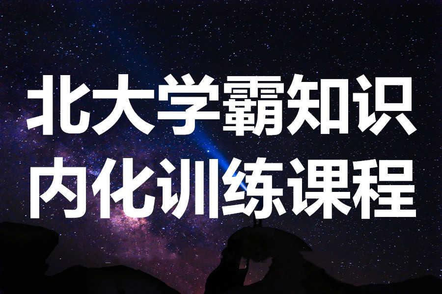 北大学霸知识内化训练课程