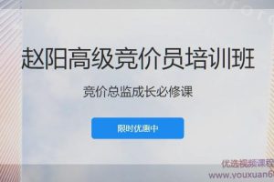 赵阳SEM高级竞价员培训班(百度竞价推广) 价值8000元
