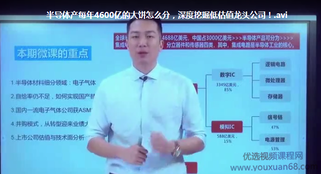 半导体产值每年4600亿的大饼怎么分，深度挖掘低估值龙头公司