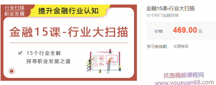 金融15课-行业大扫描15个热门金融领域