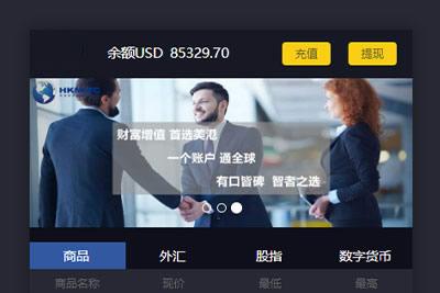【美金点位盘】金融外汇交易所带风控功能源码