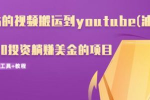 b站的视频搬运到youtube(油管)，一个0投资躺赚美金的项目（附工具+教程...