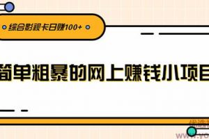 柚子团队内部项目：简单粗暴的网上赚钱小项目，综合影视卡日赚100+【视...
