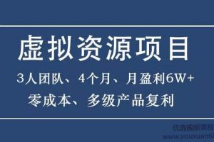 暴疯团队虚拟资源项目-新手、高客单价、多产品复利