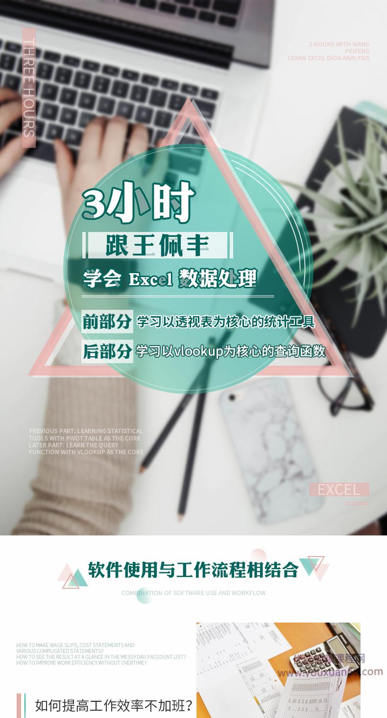 3小时跟王佩丰学会excel数据处理