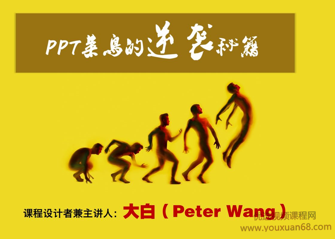 PPT菜鸟的逆袭秘籍视频课