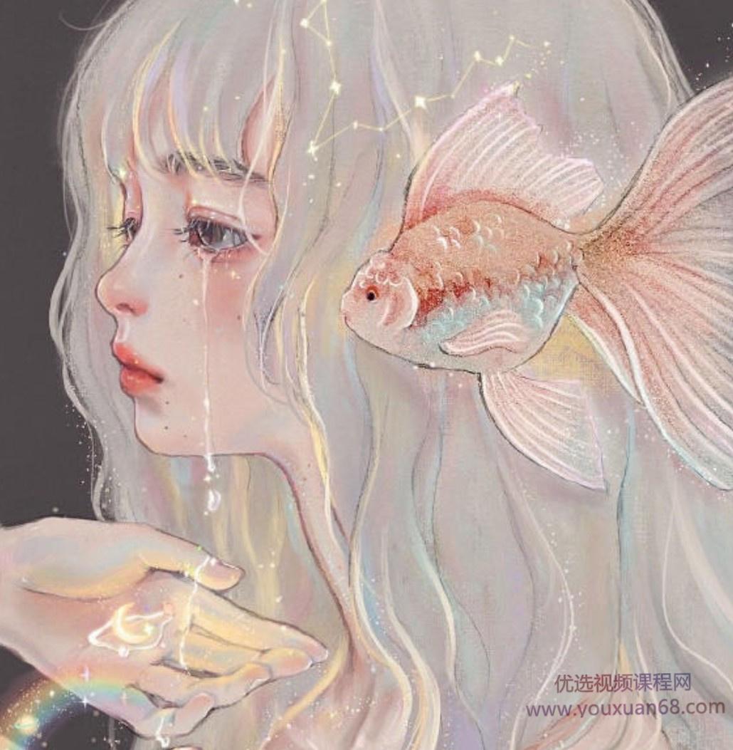 gua老师ipad人物头像课