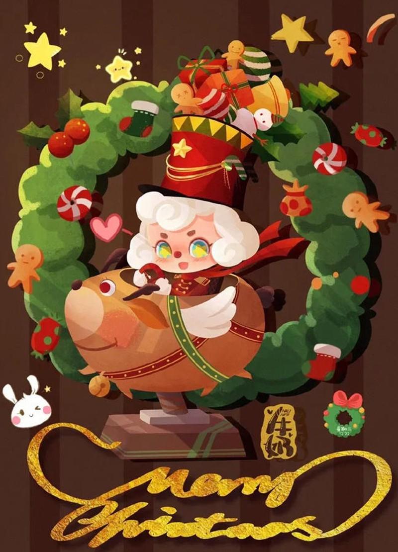 沸腾牛奶Q版人体团练第1期2021年4月结课的ipad插画课【画质不错有笔刷...